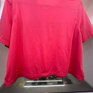 Lululemon Athletica Vibrant Pink Short Sleeve Tee Size 12